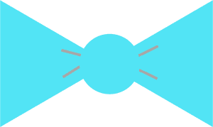 Bow Tie Baby Shower - Blue Bow Tie Baby Shower, HD Png Download PNG with transparent background