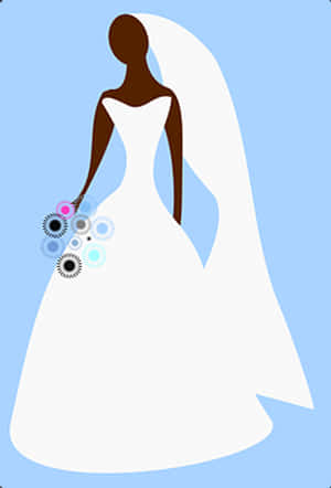 Abstract Bride Illustration PNG