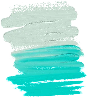 Abstract Brush Strokes Black White Teal PNG Image