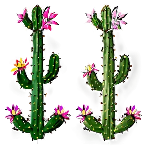 Abstract Cactus Design Png Wew39 PNG Image