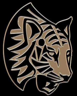Abstract Cat Design Graphic PNG image with transparent background