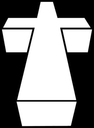Abstract Christian Cross Graphic PNG with transparent background