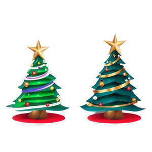 Abstract Christmas Tree Outline Png 44 PNG Image