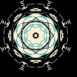Abstract Circle Pattern Art PNG image with transparent background