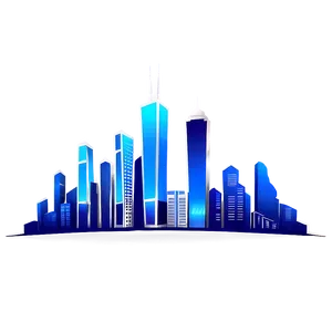 Abstract City Skyline Png 5 PNG Image