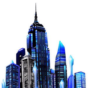 Abstract City Skyline PNG lso26 PNG with transparent background