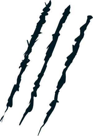 Abstract Claw Marks Vector PNG Image