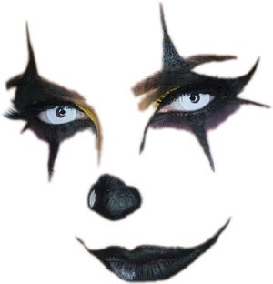 Abstract Clown Face Painting PNG Image