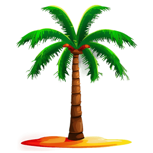 Abstract Coconut Tree PNG 88 PNG