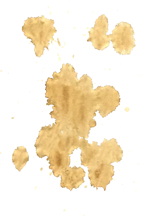 Abstract Coffee Stain Splatter PNG Image