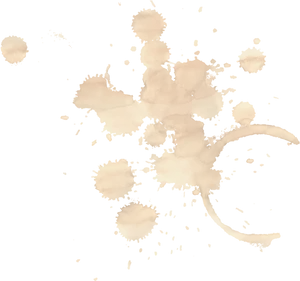 Abstract Coffee Stain Splatter PNG Image