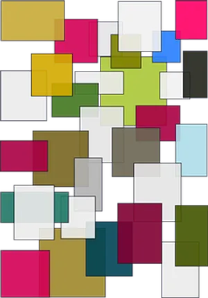 Abstract Color Blocks Wallpaper PNG Image