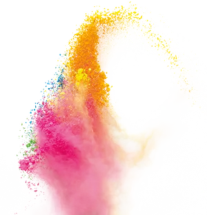 Abstract Color Explosion PNG Image