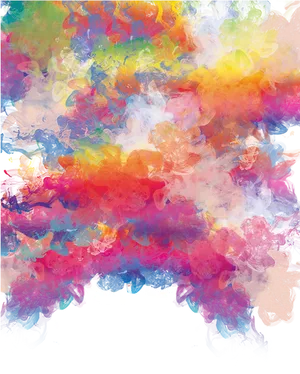 Abstract Color Explosion PNG Image