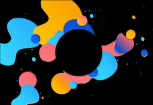 Abstract_ Colorful_ Blobs_ Background PNG image with transparent background