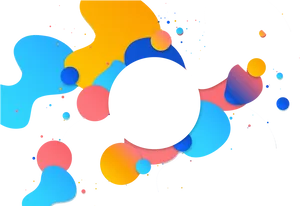 Abstract_ Colorful_ Blobs_ Background PNG Image