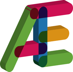Abstract Colorful Letter A Design PNG image with transparent background