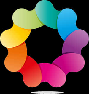 Abstract Colorful Metamorphosis Design PNG with transparent background