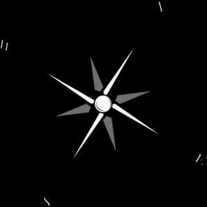 Abstract Compass Rose Graphic PNG image with transparent background