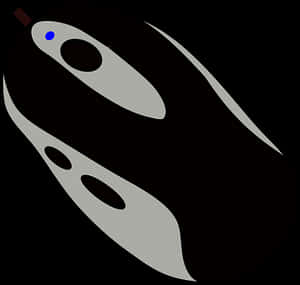 Abstract Computer Mouse Design PNG image with transparent background