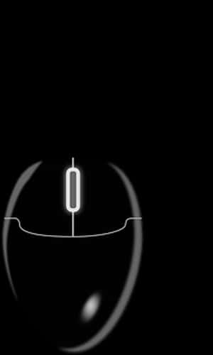 Abstract Computer Mouse Design PNG image with transparent background