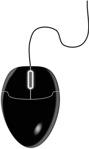 Abstract Computer Mouse Design PNG Image