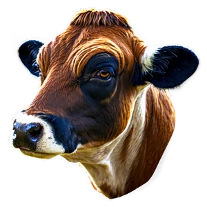 Abstract Cow Head Png Cxo42 PNG Image