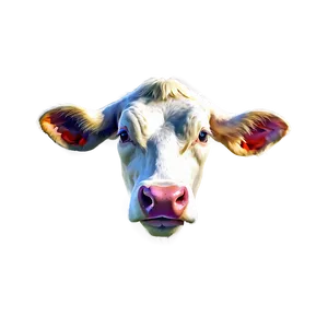 Abstract Cow Head Png Edb PNG Image