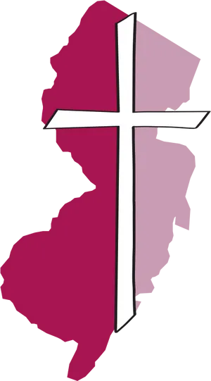 Abstract Crosson Map Graphic PNG Image