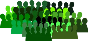 Abstract Crowd Gathering.png PNG Image