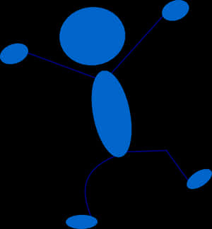 Abstract Dance Figure Graphic PNG image with transparent background