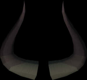 Abstract Devil Horns Design PNG image with transparent background