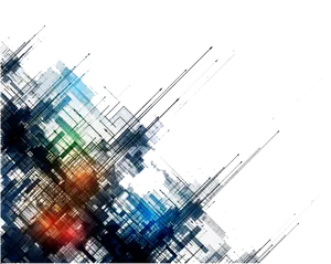 Abstract Digital Glitch Art Background PNG Image