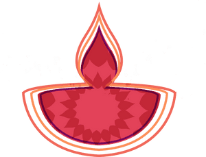 Abstract Diwali Lamp Illustration PNG image with transparent background