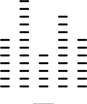 Audio Spectrum Coloring Page - Acoustic Plywood, HD Png Download PNG image with transparent background