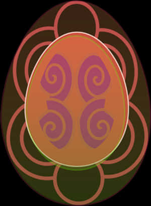 Abstract Egg Artwork PNG image with transparent background