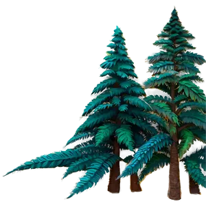 Abstract Evergreen Tree Png 06212024 PNG Image