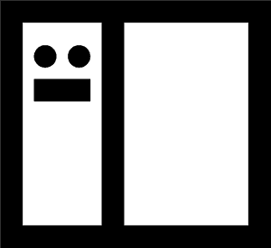 Abstract Face Icon Graphic PNG image with transparent background