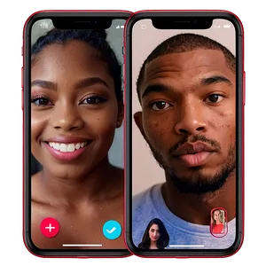 Abstract Facetime Call Concept Png Xac PNG Image