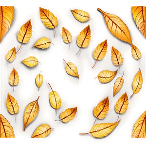 Abstract Fallen Leaves Pattern Png 06292024 PNG Image