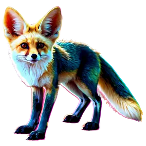 Abstract Fennec Fox Image Png Pma24 PNG Image