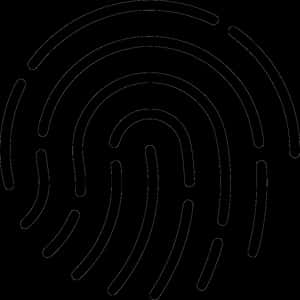 Abstract Fingerprint Graphic PNG image with transparent background