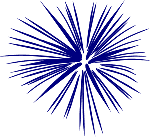 Blue Fireworks Png - Blue Fireworks White Background, Transparent Png PNG with transparent background