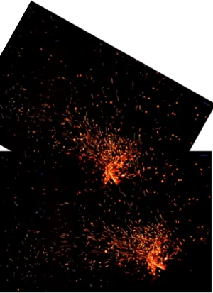 Abstract Firework Explosion PNG Image