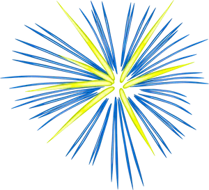 Abstract Firework Explosion Vector PNG Image