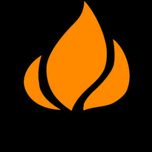 Abstract Flame Icon PNG image with transparent background