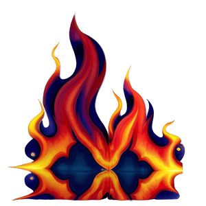 Abstract Flames Art PNG xos PNG
