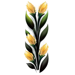 Abstract Floral Artwork Png Qry65 PNG Image