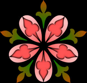 Pink,plant,flora - Abstract Flower Clipart, HD Png Download PNG with transparent background