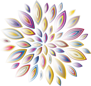 Chromatic Flower Petals 8 Clip Arts, HD Png Download PNG image with transparent background
